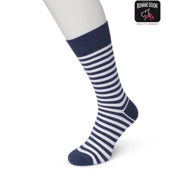 Bonnie Doon Dames Sokken Basic Stripe Sock BD042101 - Jambelles