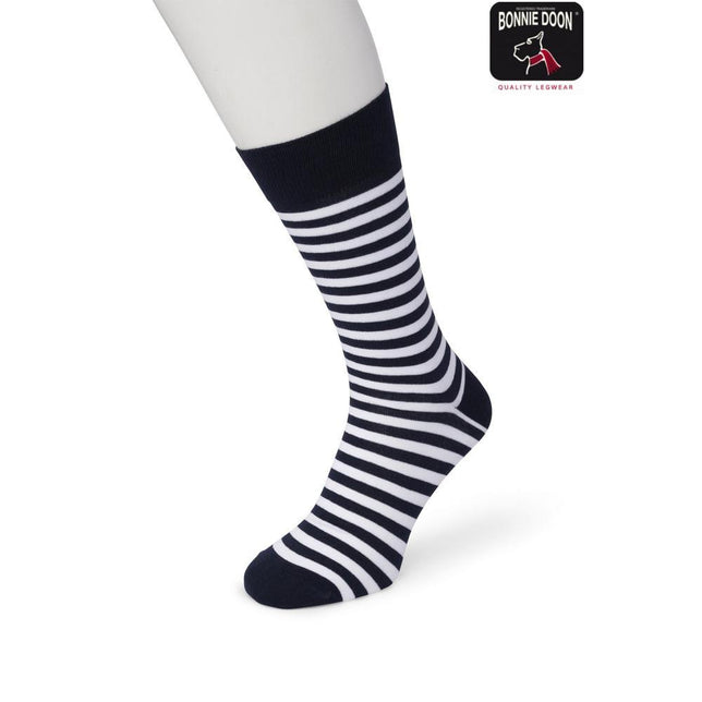 Bonnie Doon Dames Sokken Basic Stripe Sock BD042101 - Jambelles
