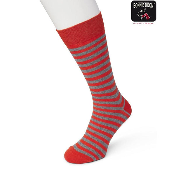 Bonnie Doon Dames Sokken Basic Stripe Sock BD042101 - Jambelles