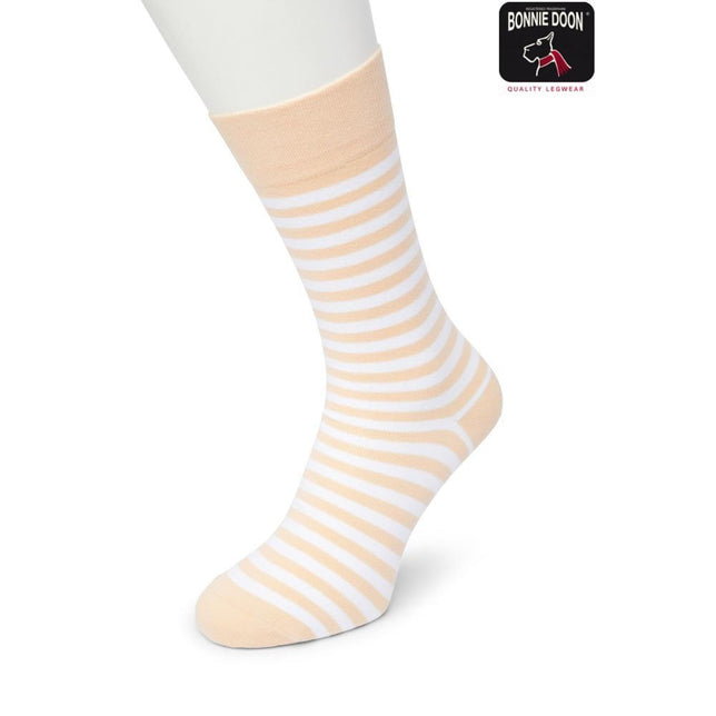 Bonnie Doon Dames Sokken Basic Stripe Sock BD042101 - Jambelles