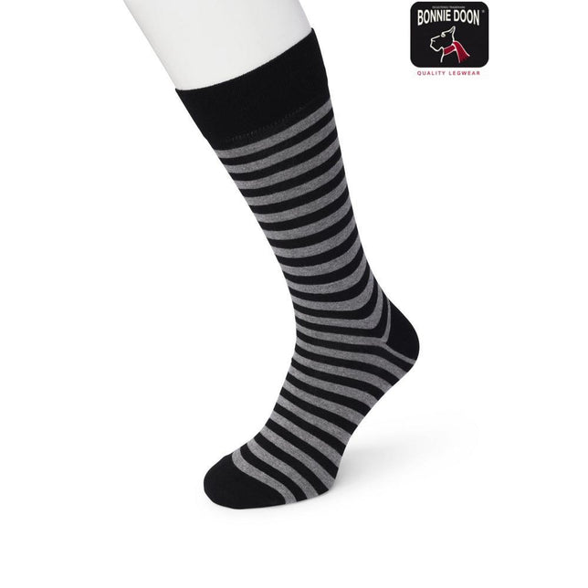 Bonnie Doon Dames Sokken Basic Stripe Sock BD042101 - Jambelles