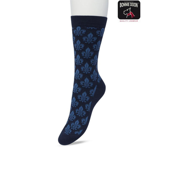 Bonnie Doon Dames Sokken Fleur de Lis Sock BP221504 - Jambelles