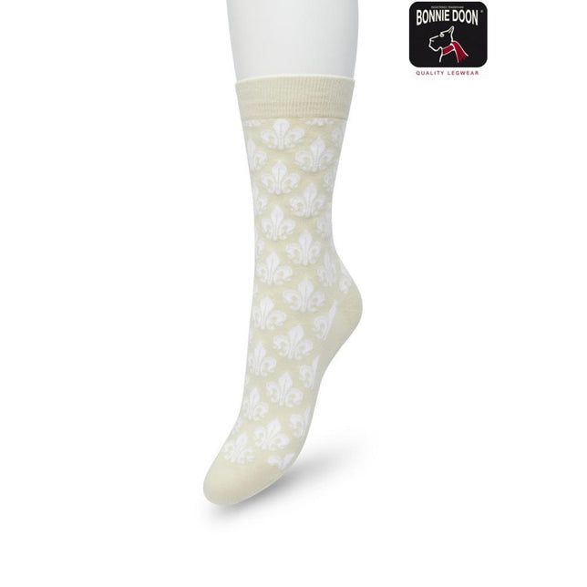 Bonnie Doon Dames Sokken Fleur de Lis Sock BP221504 - Jambelles