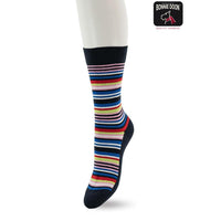 Bonnie Doon Dames Sokken Funky Stripes Sock BP231101 - Jambelles