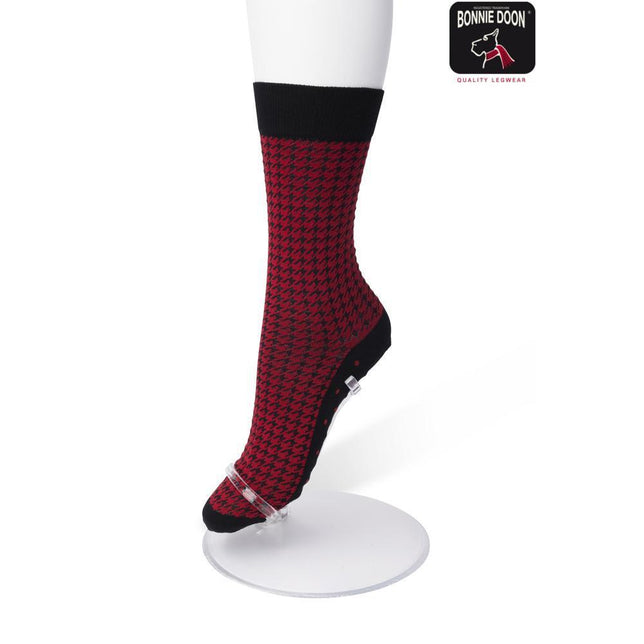 Bonnie Doon Dames Sokken Houndstooth Sock BP211103 - Jambelles