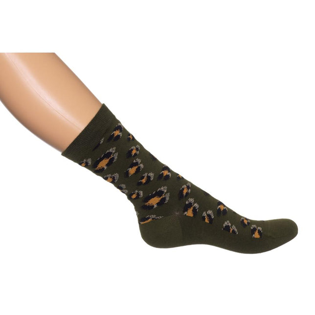Bonnie Doon Dames Sokken Leopard Sock BN951119 - Jambelles
