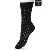 Bonnie Doon Dames Sokken Lurex Dots Sock BP211109 - Jambelles