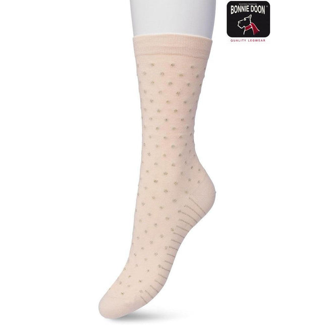Bonnie Doon Dames Sokken Lurex Dots Sock BP211109 - Jambelles