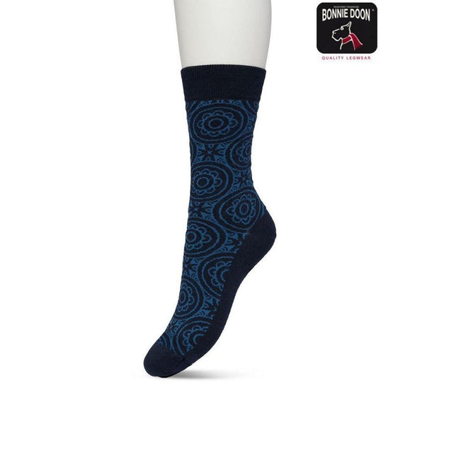 Bonnie Doon Dames Sokken Ornament Tile Sock BP221501 - Jambelles