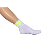 Bonnie Doon Dames Sokken Sports Stripe Quarter BD 041104 - Jambelles