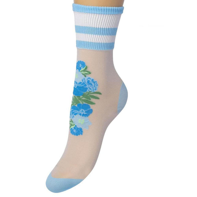 Bonnie Doon Dames Sokken Sporty Flower Sock Aged Copper Bp211113 - Jambelles