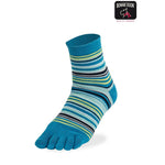 Bonnie Doon Dames Sokken Toe Sock Funky Stripes BP231002 - Jambelles