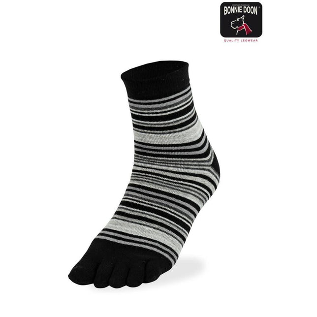 Bonnie Doon Dames Sokken Toe Sock Funky Stripes BP231002 - Jambelles