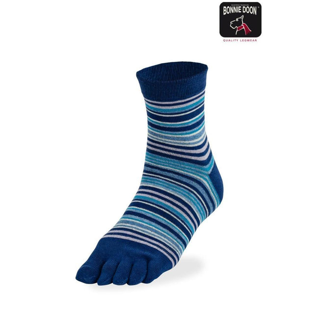Bonnie Doon Dames Sokken Toe Sock Funky Stripes BP231002 - Jambelles