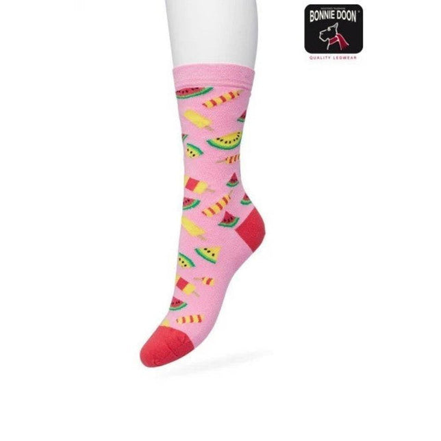 Bonnie Doon Dames Sokken Watermelon Sock BT991130 - Jambelles