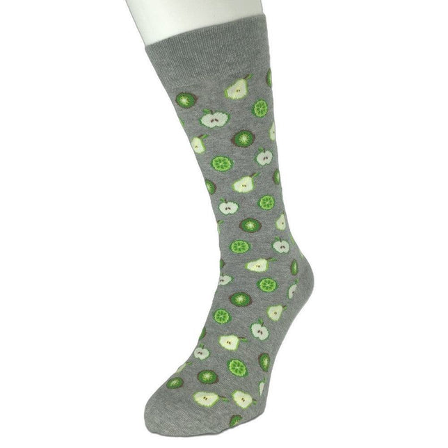 Bonnie Doon Heren Fantasie Sokken Green Fruits Sock Bt992145 - Jambelles