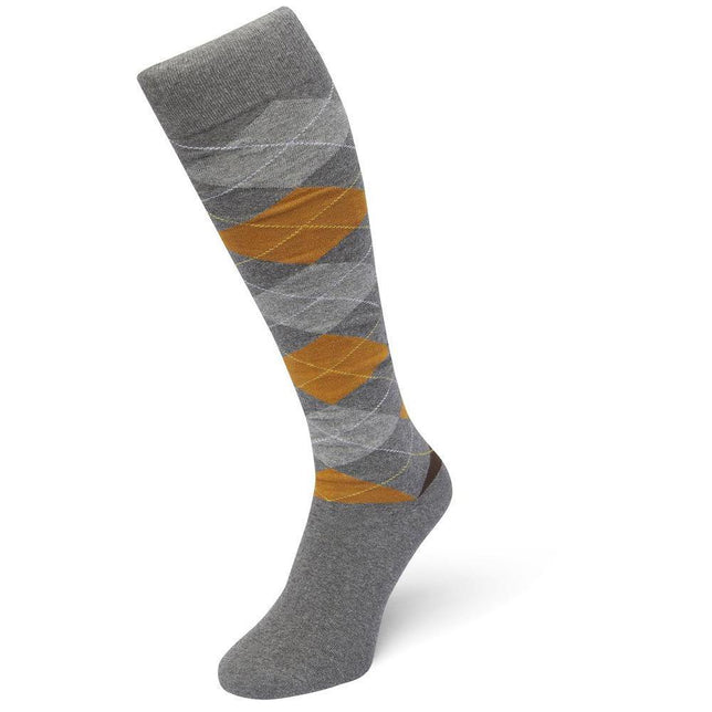 Bonnie Doon Heren Kniekousen Argyle Knee High Antracite Bp212501 - Jambelles