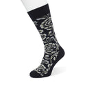 Bonnie Doon Heren Sokken Barock Flower Sock Black Bp222503 - Jambelles