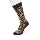 Bonnie Doon Heren Sokken Barock Flower Sock Black Bp222503 - Jambelles