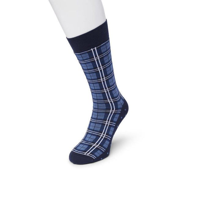 Bonnie Doon Heren Sokken Big Checks Sock Black Bp212102 - Jambelles
