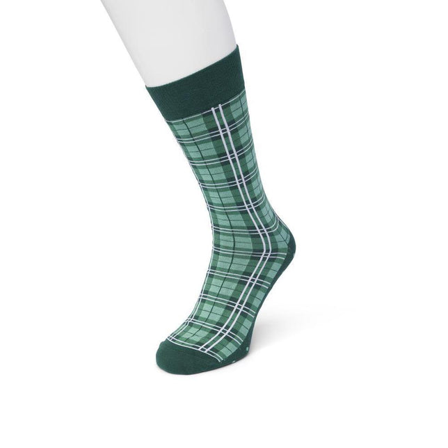 Bonnie Doon Heren Sokken Big Checks Sock Black Bp212102 - Jambelles