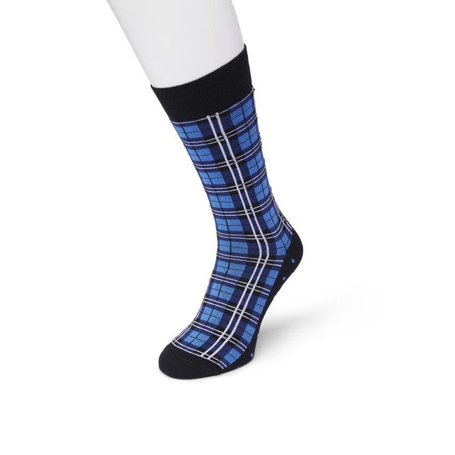 Bonnie Doon Heren Sokken Big Checks Sock Black Bp212102 - Jambelles