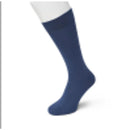 Bonnie Doon heren Cotton Sock BD 632401 in turquoise, effen model met brede geribde boord. - Jambelles
