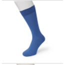 Bonnie Doon heren Cotton Sock BD 632401 in turquoise, effen model met brede geribde boord. - Jambelles