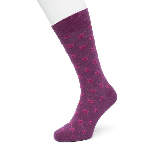 Bonnie Doon Heren Sokken Little Diamonds Sock Black Bp222505 - Jambelles