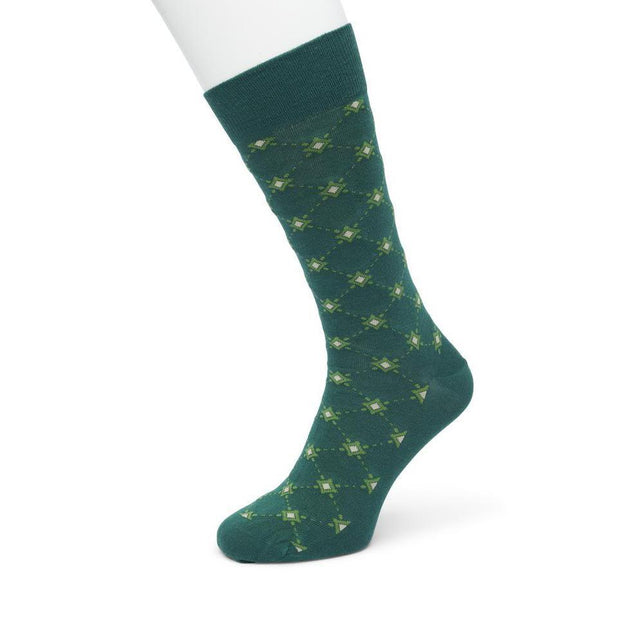Bonnie Doon Heren Sokken Little Diamonds Sock Black Bp222505 - Jambelles