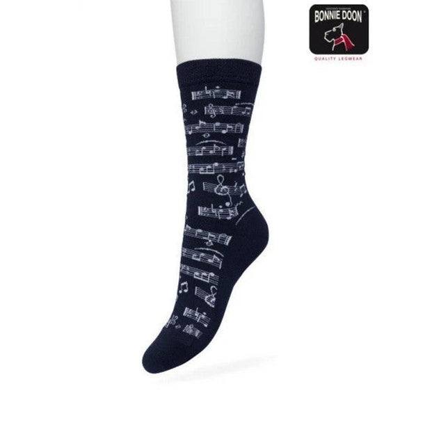 Bonnie Doon Heren Sokken Music Notes Sock BT992132 - Jambelles