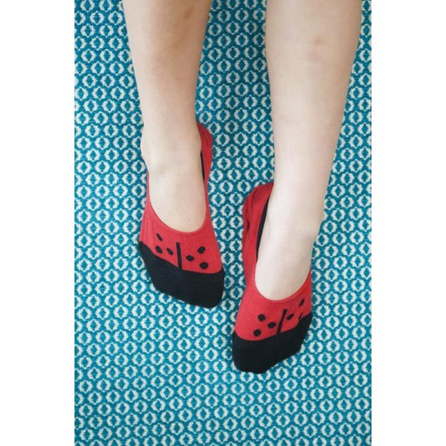 Bonnie Doon Kinder Beenmode Kinderen Ladybird Sneaker Footie BN843019 - Jambelles