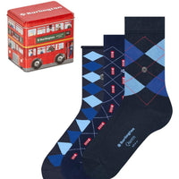 Burlington Dames Sokken British Box Giftbox 3-Pack Sock 21452 - Jambelles