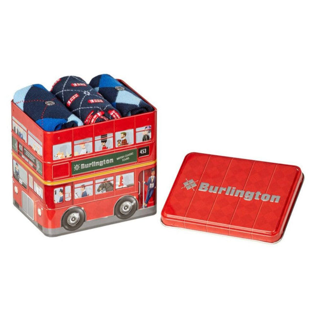 Burlington Dames Sokken British Box Giftbox 3-Pack Sock 21452 - Jambelles