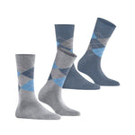 Burlington Dames Sokken Everyday Argyle Sock 2-Pack 22012 - Jambelles