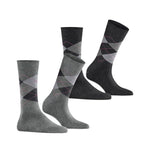 Burlington Dames Sokken Everyday Argyle Sock 2-Pack 22012 - Jambelles