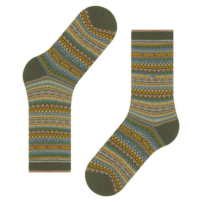 Burlington Dames Sokken Snow Fair Isle SO 27139 - Jambelles