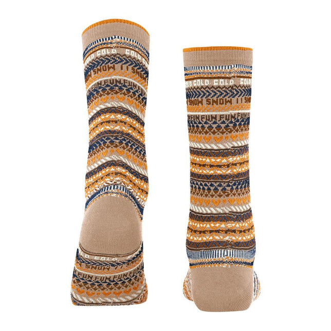 Burlington Dames Sokken Snow Fair Isle SO 27139 - Jambelles