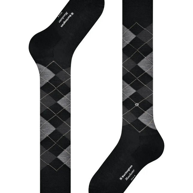 Burlington Heren Kniekousen Manchester Kneehigh 21782 - Jambelles
