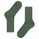 Burlington Carrington SO 21061 herensokken in beige met ruitpatroon en effen boord, hiel en teen. - Jambelles