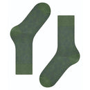 Burlington Carrington SO 21061 herensokken in beige met ruitpatroon en effen boord, hiel en teen. - Jambelles