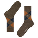 Burlington Heren Sokken Edinburgh Melange 21183 - Jambelles