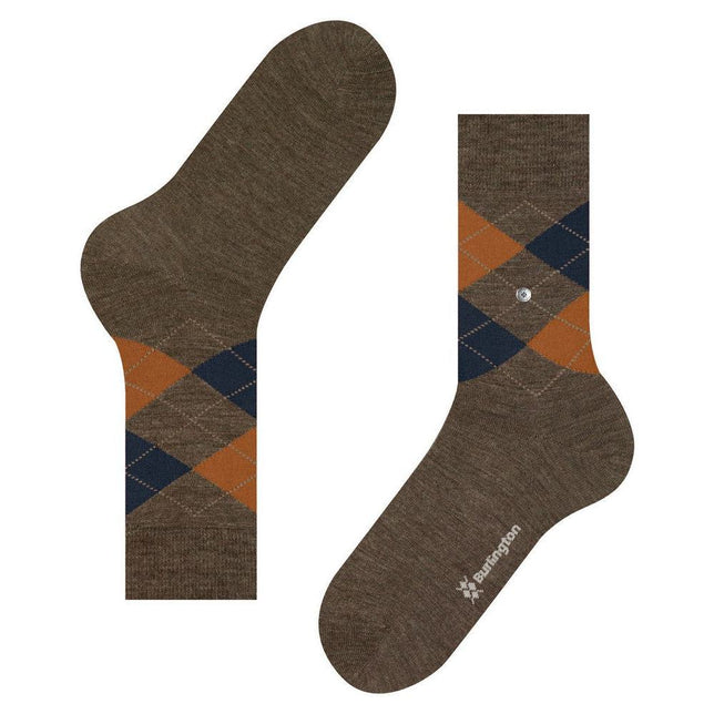 Burlington Heren Sokken Edinburgh Melange 21183 - Jambelles