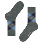 Burlington Heren Sokken Edinburgh Melange 21183 - Jambelles