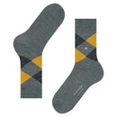 Burlington Heren Sokken Edinburgh Melange Sock 21183 - Jambelles