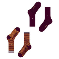 Burlington Heren Sokken Everyday Stripe SO - Mixed 2-Pack 21087 - Jambelles