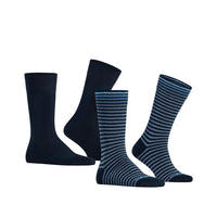 Burlington Heren Sokken Everyday Stripe SO - Mixed 2-Pack 21087 - Jambelles