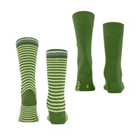 Burlington Heren Sokken Everyday Stripe SO - Mixed 2-Pack 21087 - Jambelles