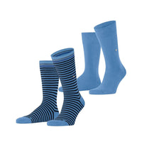 Burlington Heren Sokken Everyday Stripe SO - Mixed 2-Pack 21087 - Jambelles