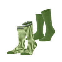 Burlington Heren Sokken Everyday Stripe SO - Mixed 2-Pack 21087 - Jambelles